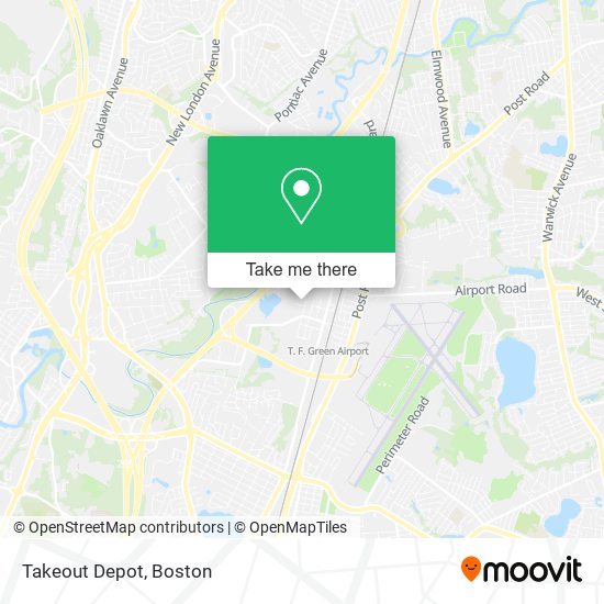 Takeout Depot map