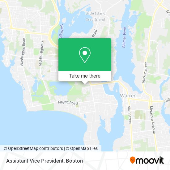 Assistant Vice President map