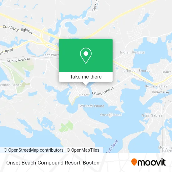 Onset Beach Compound Resort map
