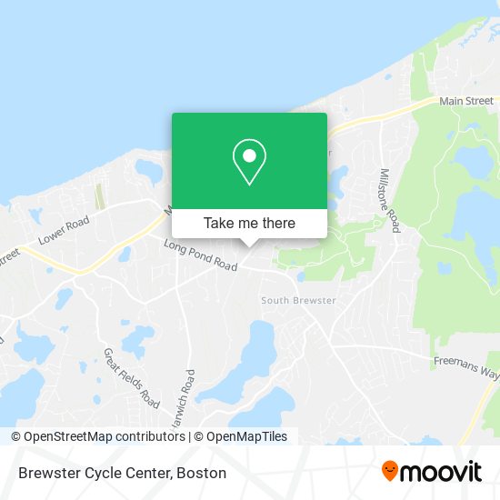 Brewster Cycle Center map