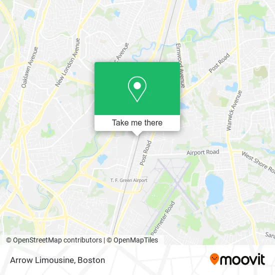 Arrow Limousine map