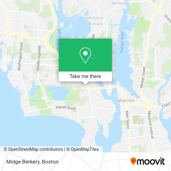 Midge Berkery map