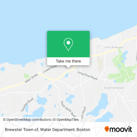 Mapa de Brewster Town of, Water Department
