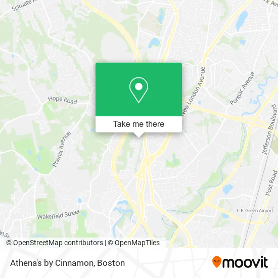 Athena's by Cinnamon map