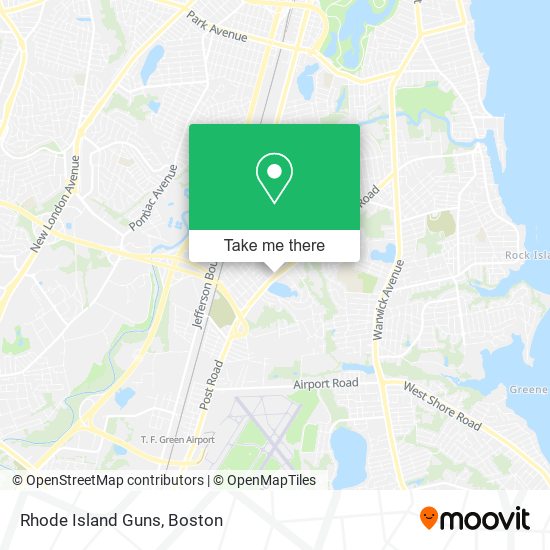 Rhode Island Guns map