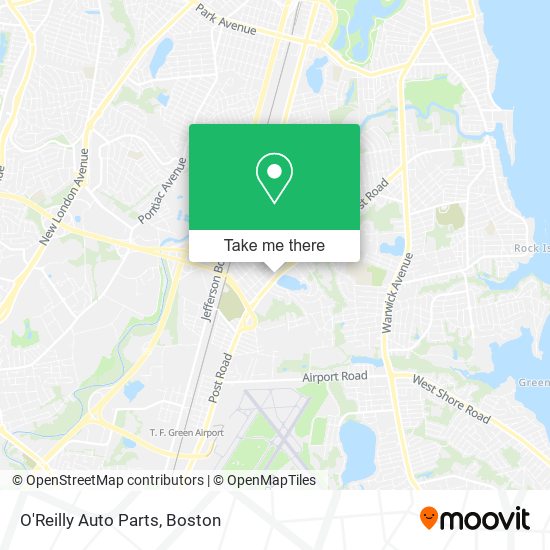 Mapa de O'Reilly Auto Parts