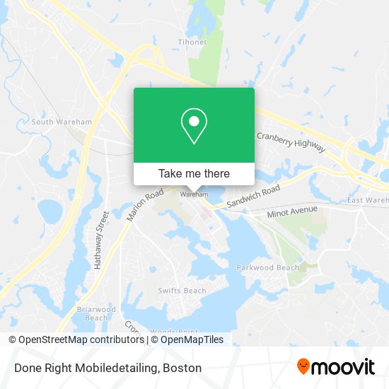 Done Right Mobiledetailing map