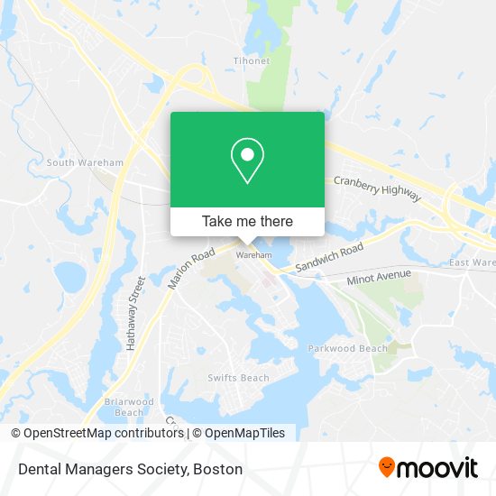 Dental Managers Society map