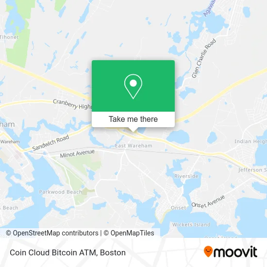 Coin Cloud Bitcoin ATM map