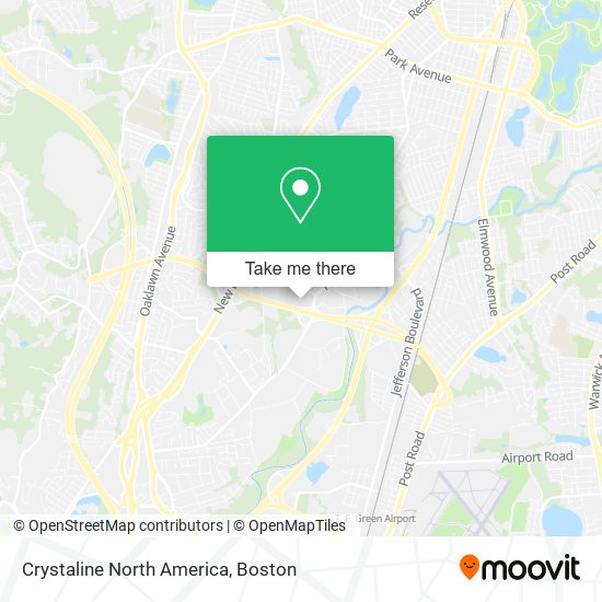Mapa de Crystaline North America