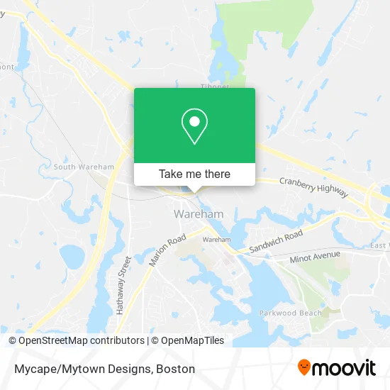 Mycape/Mytown Designs map