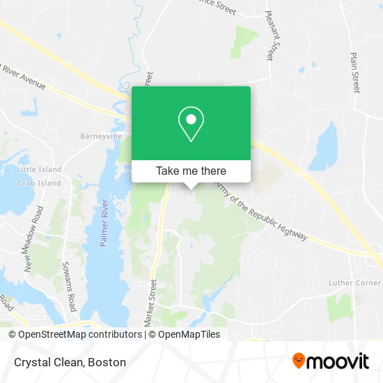 Crystal Clean map