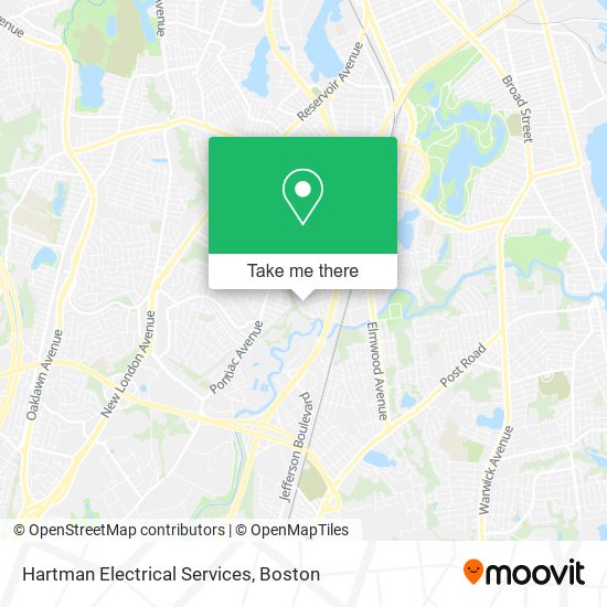 Hartman Electrical Services map