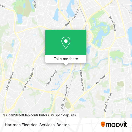 Hartman Electrical Services map