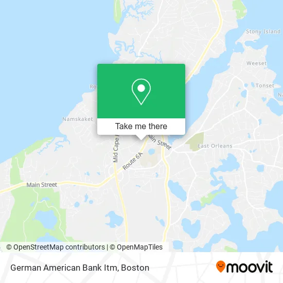 German American Bank Itm map