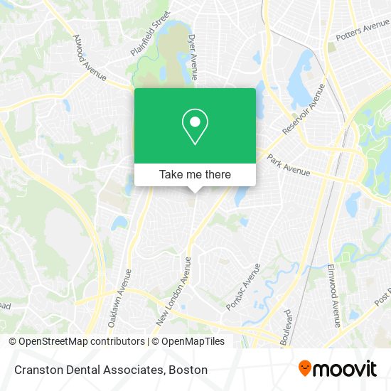 Mapa de Cranston Dental Associates