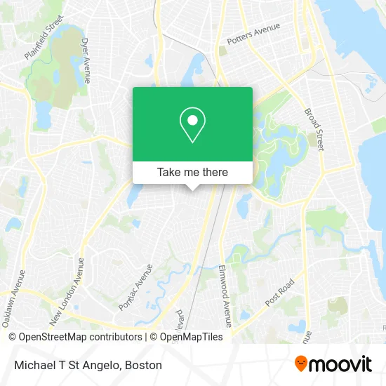 Michael T St Angelo map