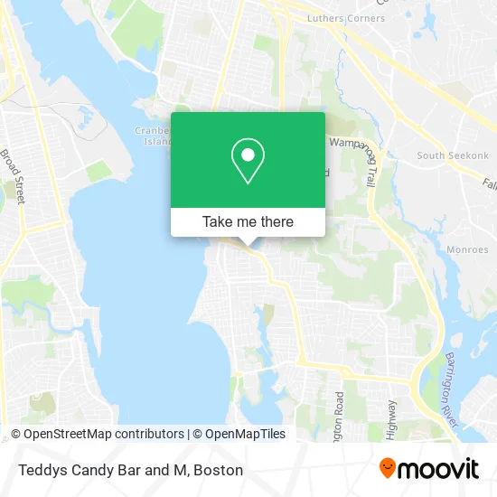 Teddys Candy Bar and M map