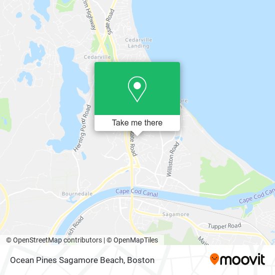 Ocean Pines Sagamore Beach map