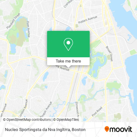 Nucleo Sportingsta da Nva Ingltrra map