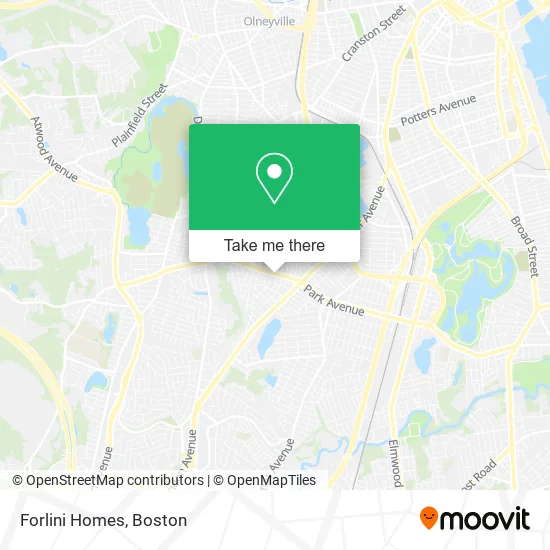 Forlini Homes map
