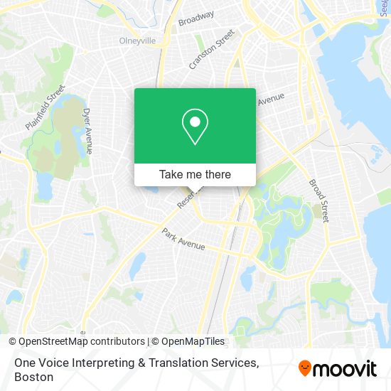 Mapa de One Voice Interpreting & Translation Services