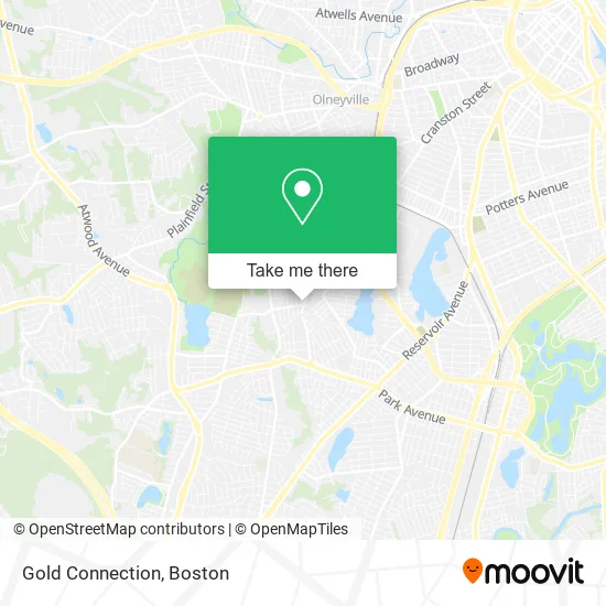 Gold Connection map