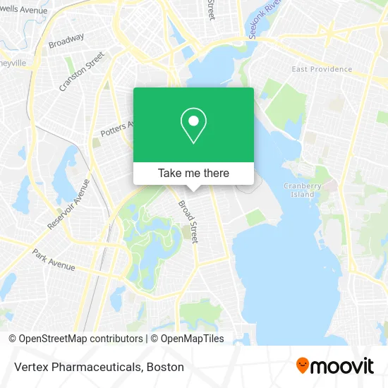 Vertex Pharmaceuticals map