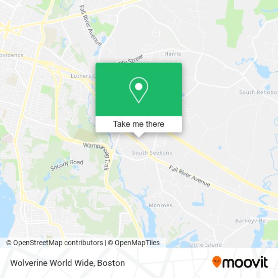 Wolverine World Wide map