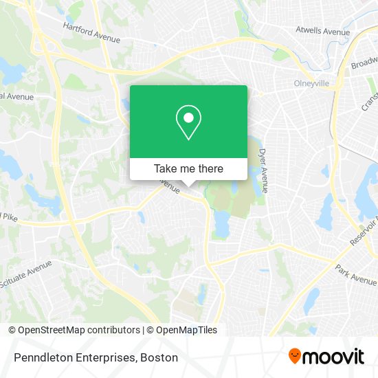 Penndleton Enterprises map