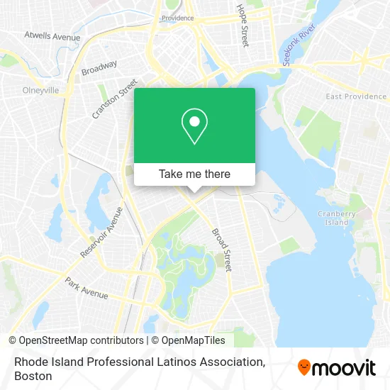 Rhode Island Professional Latinos Association map