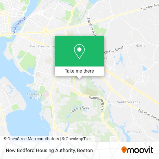 New Bedford Housing Authority map