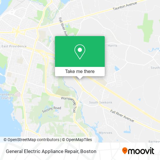 General Electric Appliance Repair map