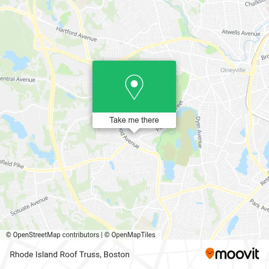 Rhode Island Roof Truss map