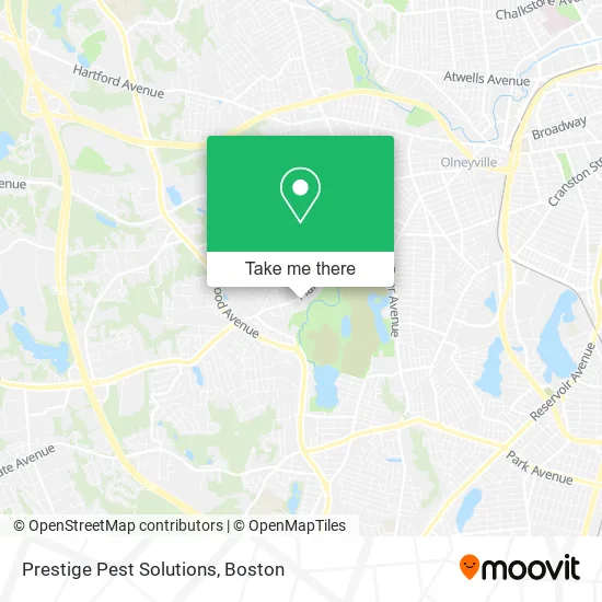 Prestige Pest Solutions map