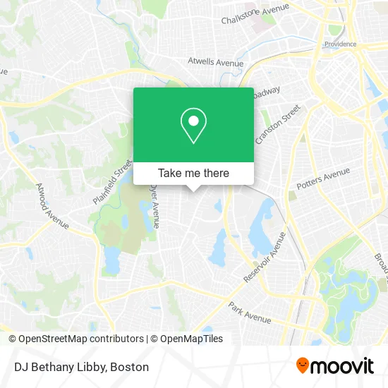 DJ Bethany Libby map