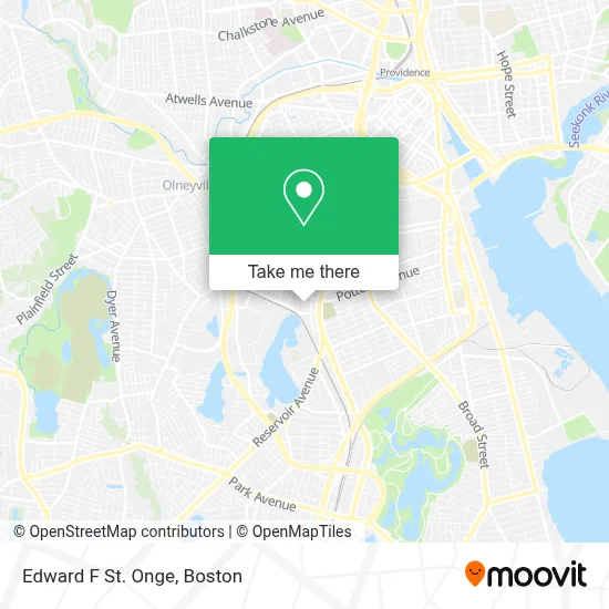 Edward F St. Onge map