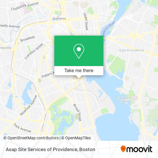 Mapa de Asap Site Services of Providence