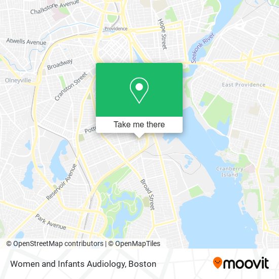 Women and Infants Audiology map