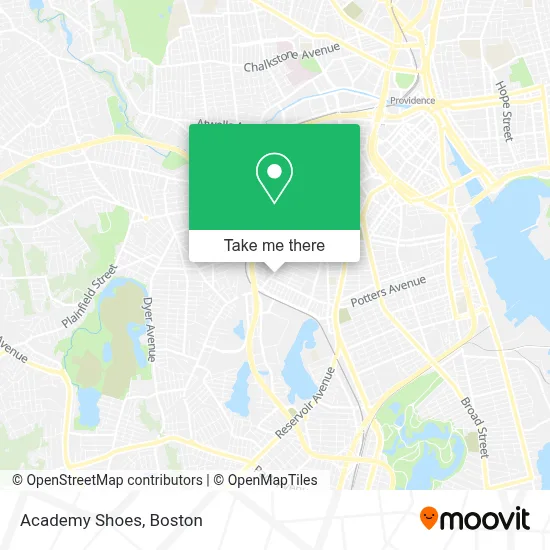 Academy Shoes map