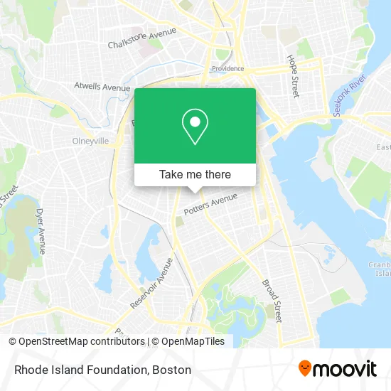 Rhode Island Foundation map