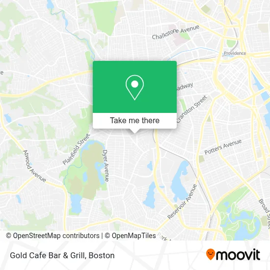 Gold Cafe Bar & Grill map