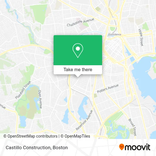 Castillo Construction map