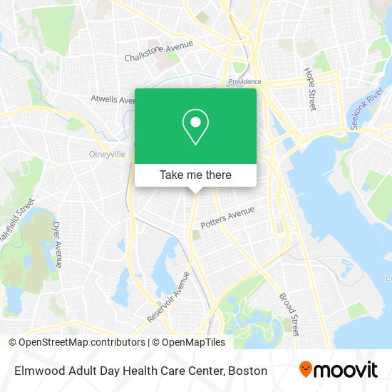 Mapa de Elmwood Adult Day Health Care Center