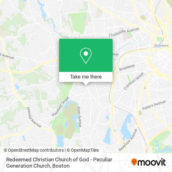 Redeemed Christian Church of God - Peculiar Generation Church map