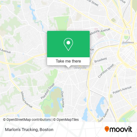 Marlon's Trucking map