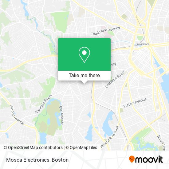 Mosca Electronics map