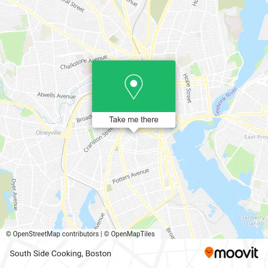 South Side Cooking map