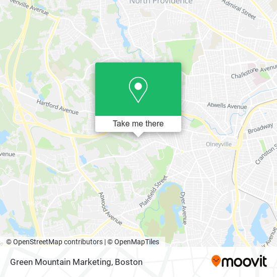 Green Mountain Marketing map
