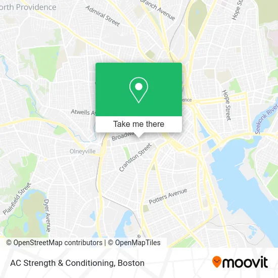 AC Strength & Conditioning map